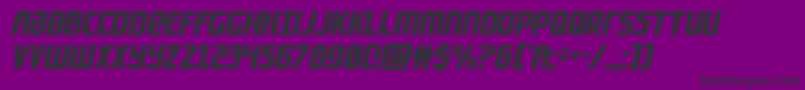 Lightsidercompactcond Font – Black Fonts on Purple Background