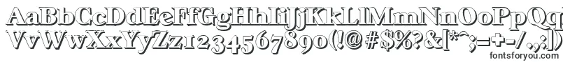 CasablancashadowHeavyRegular-fontti – Vakiintuneet fontit
