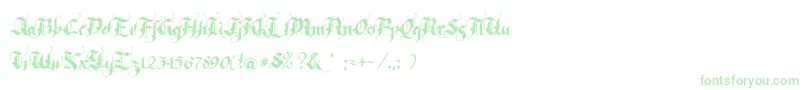 Rhapsody Font – Green Fonts