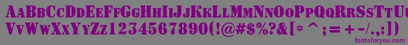 En savoir plus sur la police ASignboardcpsnrBold Police ASignboardcpsnrBold – polices violettes sur fond gris