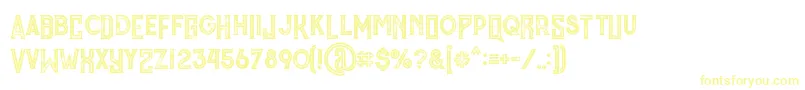 MurrayInlineGrunge Font – Yellow Fonts