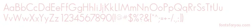 Glasnostlightfwf Font – Pink Fonts on White Background