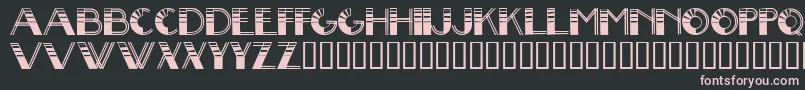 BigLou Font – Pink Fonts on Black Background