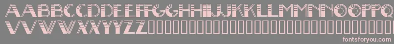 BigLou Font – Pink Fonts on Gray Background