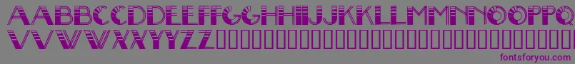 BigLou Font – Purple Fonts on Gray Background