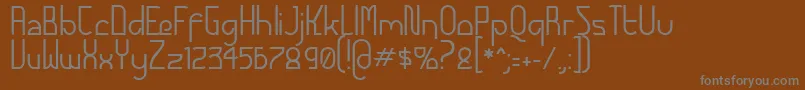 More about FuturexAlternatetc Font FuturexAlternatetc Font – Gray Fonts on Brown Background