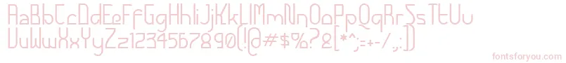 FuturexAlternatetc Font – Pink Fonts on White Background