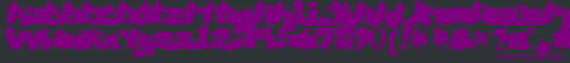 Mawns Font – Purple Fonts on Black Background