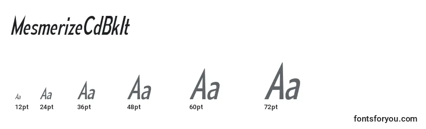 sizes of mesmerizecdbkit font, mesmerizecdbkit sizes