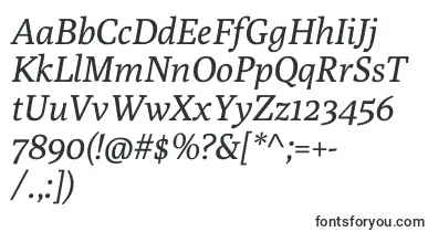 PolyItalic font – regular Fonts
