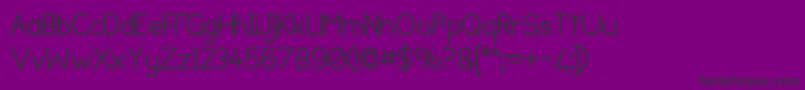 Lumpbump Font – Black Fonts on Purple Background