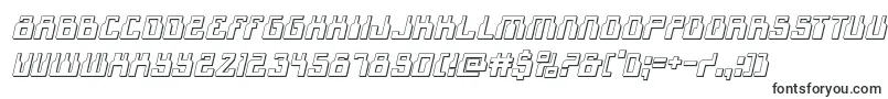 Шрифт 1968odyssey3Dital – наклонные шрифты