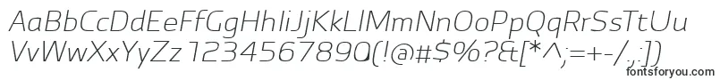 AutobahnProLightItalic Font – Fonts for PixelLab