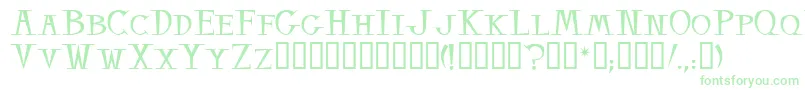 Balsamo Font – Green Fonts on White Background