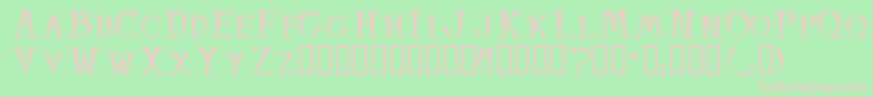 Balsamo Font – Pink Fonts on Green Background