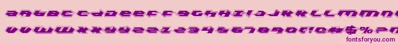 KubrickProCondensed Font – Purple Fonts on Pink Background