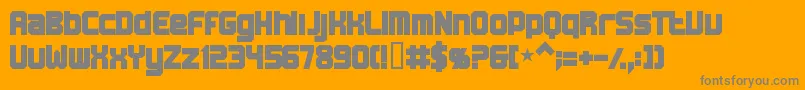 Weitere Informationen zur Bnmachine-Schriftart Bnmachine-Schriftart – Graue Schriften auf orangefarbenem Hintergrund