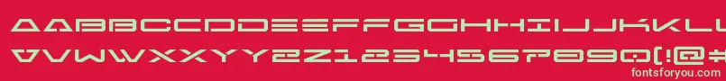 Freeagentexpand Font – Green Fonts on Red Background