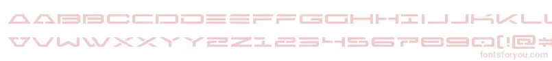 Freeagentexpand Font – Pink Fonts on White Background