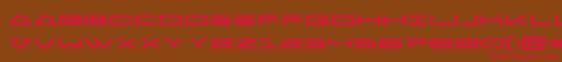 Freeagentexpand Font – Red Fonts on Brown Background