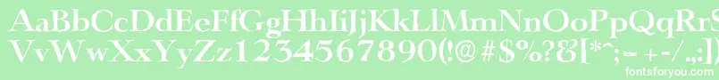 LingwoodantiqueBold Font – White Fonts on Green Background