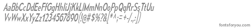 MesmerizeCdBkIt-fontti – harmaat kirjasimet valkoisella taustalla