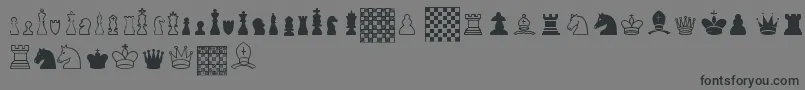 ChessTfb Font – Black Fonts on Gray Background