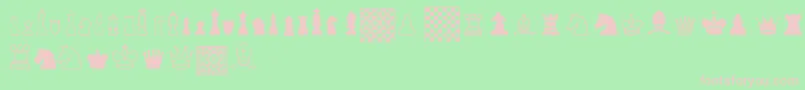 ChessTfb Font – Pink Fonts on Green Background