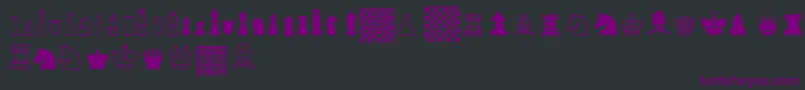 ChessTfb Font – Purple Fonts on Black Background
