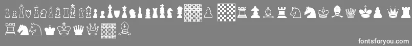 ChessTfb Font – White Fonts on Gray Background