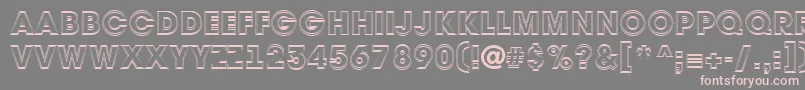 Avant32 Font – Pink Fonts on Gray Background