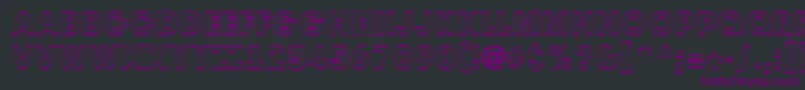 Avant32 Font – Purple Fonts on Black Background