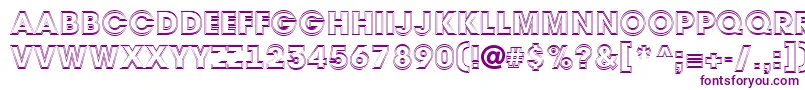 Avant32 Font – Purple Fonts on White Background