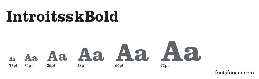 IntroitsskBold Font Sizes