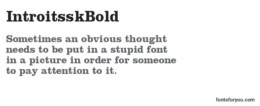IntroitsskBold Font