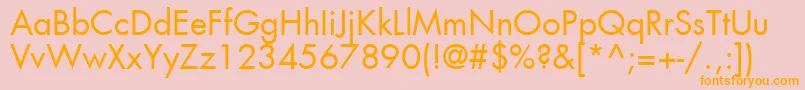 KudosBookSsiBook-Schriftart – Orangefarbene Schriften auf rosa Hintergrund