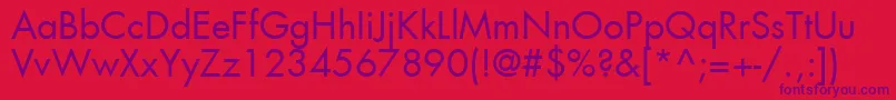 KudosBookSsiBook Font – Purple Fonts on Red Background