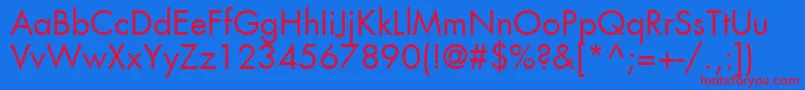 KudosBookSsiBook Font – Red Fonts on Blue Background