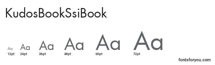 Размеры шрифта KudosBookSsiBook
