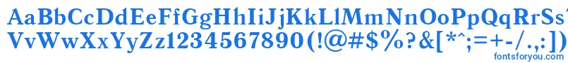 Więcej informacji o czcionce AntiquaBoldRegular Czcionka AntiquaBoldRegular – niebieskie czcionki