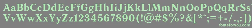 More about AntiquaBoldRegular Font AntiquaBoldRegular Font – Green Fonts on Gray Background