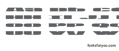 U.S.A.Expanded Font