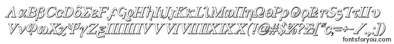 Шрифт Achilles33Dital – 3D шрифты