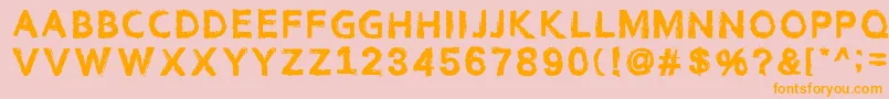 En savoir plus sur la police Category Police Category – polices orange sur fond rose