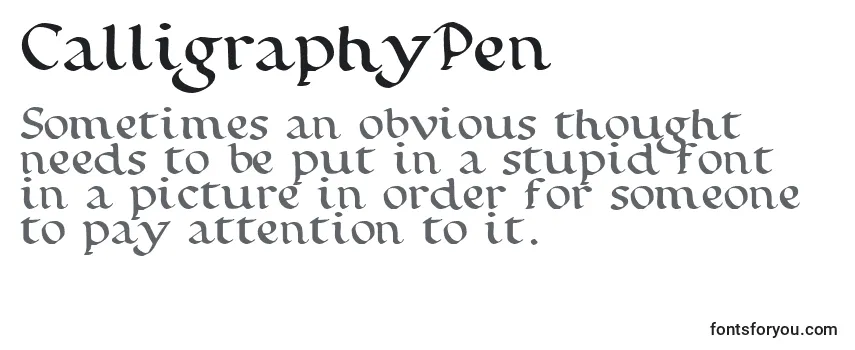 Шрифт CalligraphyPen