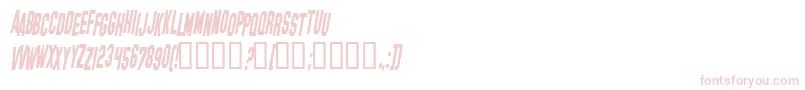 HollywoodHillsCondensedItalic Font – Pink Fonts