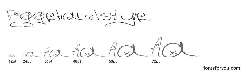 Figgehandstyle Font Sizes