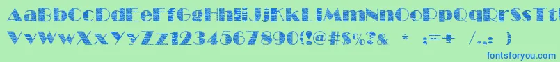 More about FollowScratch Font FollowScratch Font – Blue Fonts on Green Background