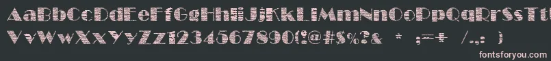 FollowScratch Font – Pink Fonts on Black Background