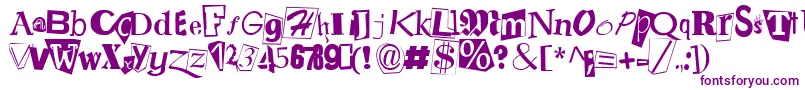 More about RaymondRegular Font RaymondRegular Font – Purple Fonts on White Background